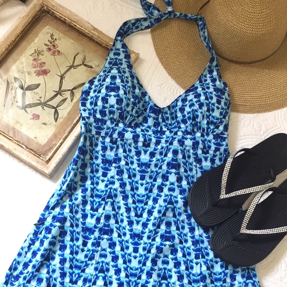 Athleta Pack Everywhere Dress Bora Bora Blue - Picture 4 of 16